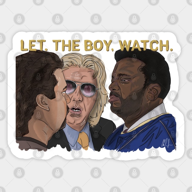 Eastbound & Down: Let The Boy Watch Sticker by 51Deesigns